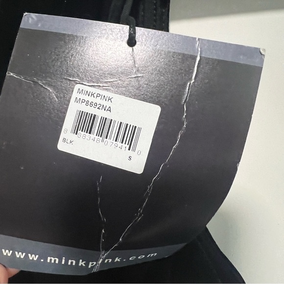 Mink Pink Alexia Maxi Dress, Black, New with Tags - Picture 5 of 6